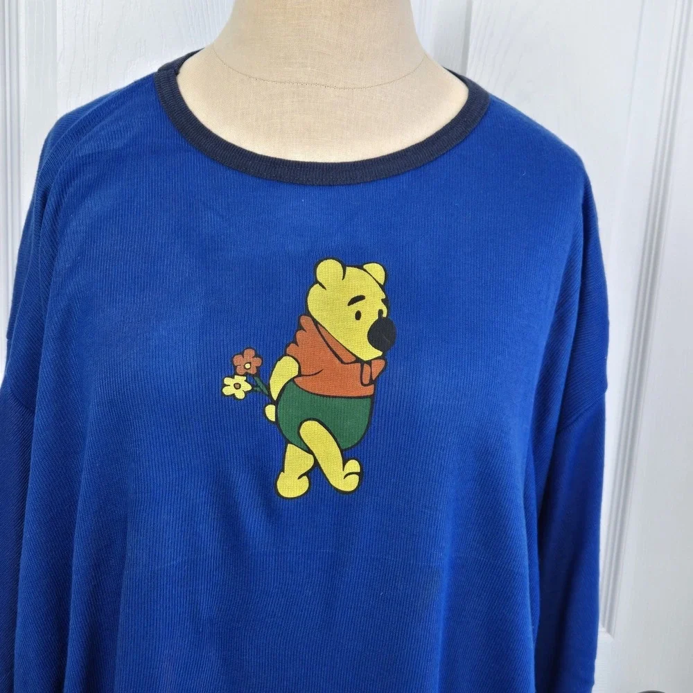 Cache Cache Winnie The‎ Pooh Lounge Dress Nightgown Vtg Made In USA